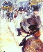 Pierre Renoir Place Clichy oil